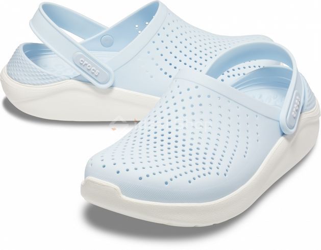 Крокси LiteRide Clog Mineral Blue/White, розмір 42