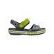 Детские Кроксы Сандалии Crocband Sandal Kids Charcoal (Серо-Зеленые), размер 24