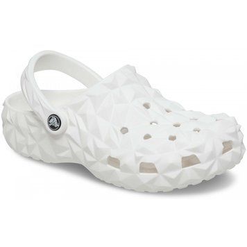 Кроксы Classic Geometric White, размер 43
