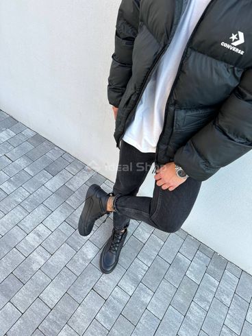 Фото Ботинки мужские кожаные черные демисезонные 2500д/40 6