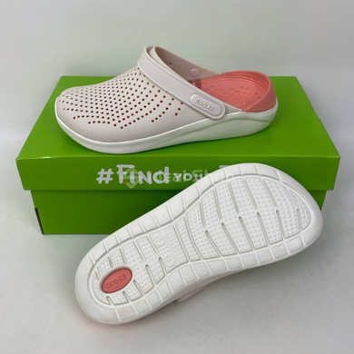 Кроксы LiteRide Clog Powder/White, размер 40-41