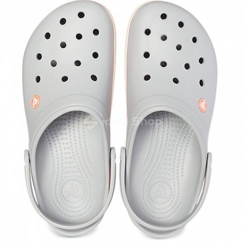 Крокси Crocband Light Grey/Bright Coral, розмір 37