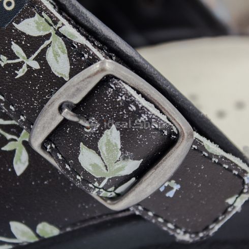 Фото Жіночі шкіряні сабо Adaco 812sr ретро, 36 розмір 812sr-flowers black -36 17