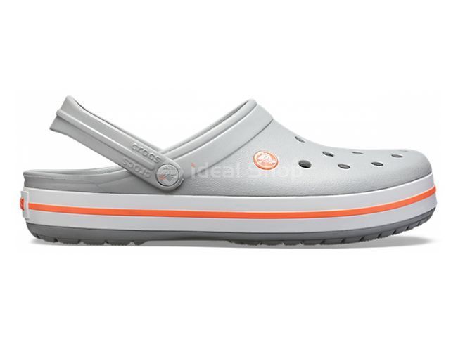 Крокси Crocband Light Grey/Bright Coral, розмір 37