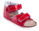 Sandały ortopedyczne Ortex T-62 dla dziewczynek czerwone, rozmiar 20,5