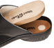 Damskie sandały ortopedyczne dla szerokich stóp 22-004, czarne, rozmiar 36