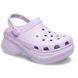 Czarne trampki Crocs Platform Lavander, rozmiar 36