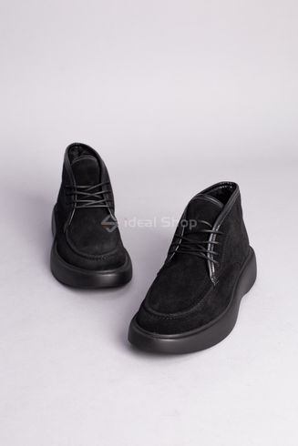 Foto Czarne zamszowe buty zimowe damskie 5733-2з/36 9