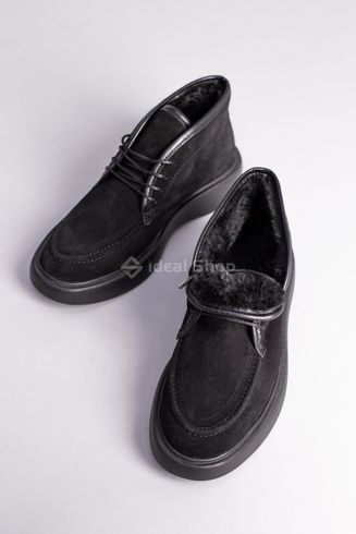 Foto Czarne zamszowe buty zimowe damskie 5733-2з/36 11