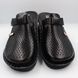 Женские тапочки сабо кожаные Leon Emili I, V260, размер 38, чёрные