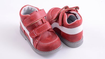 Dziecięce buty ortopedyczne Ortex, plus, czerwone, rozmiar 19