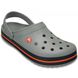 Кроксы Crocs Crocband Light Grey/Bright Coral, размер 40