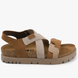 Женские Сандали кожаные Leon 6301, размер 36, коричневые