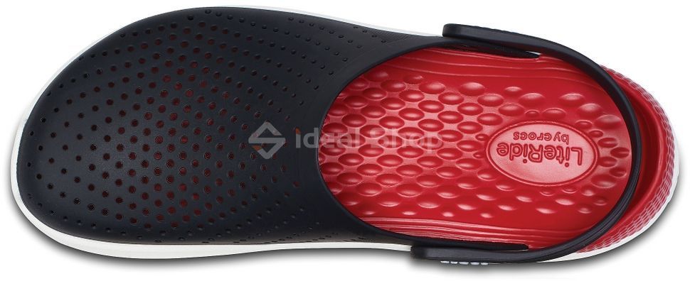 Крокси LiteRide Clog Black/White, розмір 43