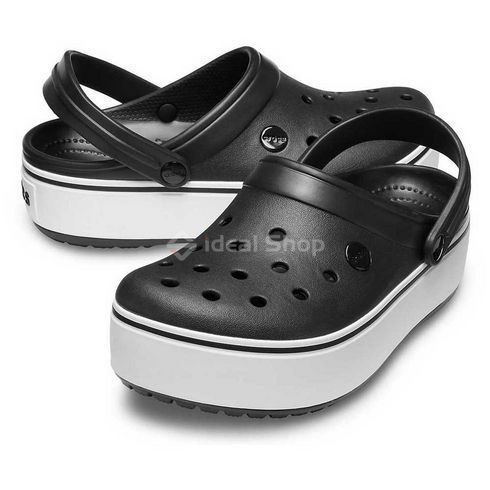 Крокси Crocband Platform Black/White, розмір 38