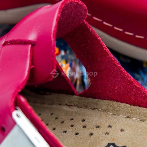 Фото Женские тапочки сабо кожаные Leon Lana, 900, красные 900-red-42 18