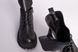 Черевики жіночі шкіряні чорного кольору на байці 35 (23 см)