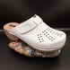 Сабо женские кожаные Leon Klasik V, 161, white, 38