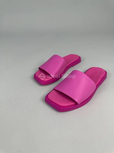 Foto Damskie skórzane klapki w kolorze różowym 5107-2/36 10