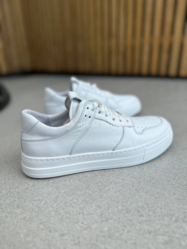 Sneakersy męskie skórzane białe 40 (26 cm)