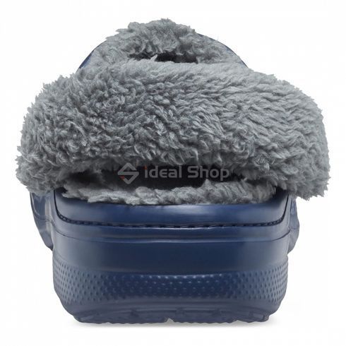 Кроксы Baya Lined Fuzz Strap Navy/Grey, размер 43