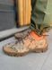 Кросівки чоловічі замшеві кольору хакі з простроченою підошвою 41 (27-27.5 см)