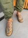 Кросівки чоловічі замшеві кольору хакі з простроченою підошвою 41 (27-27.5 см)