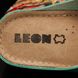 Женские тапочки сабо кожаные Leon, 933, размер 36, бирюзовые