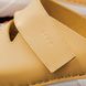Женские тапочки сабо кожаные Leon RUBICON, 3500, размер 38, желтые
