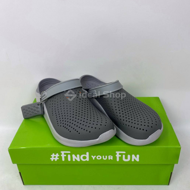 Крокси LiteRide Clog Grey, розмір 36