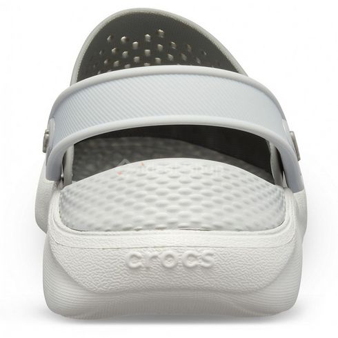Сабо Кроксы Crocs LiteRide™ Clog Light grey (серые), размер 44