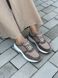 Кросівки жіночі шкіряні бежеві зі вставками замші 36 (23,5 см)