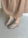 Sandały damskie skórzane granatowo-beżowe 36 (22.5 cm)