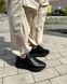 Кросівки жіночі шкіряні чорні з перфорацією 41 (26.5 см)