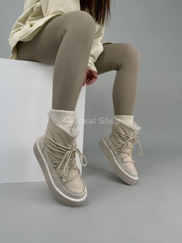 Damskie skórzane buty ugg w kolorze mlecznym 36 (23,5 cm)