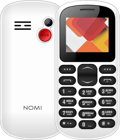 Рисунок Мобильный телефон Nomi i187 White