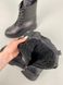 Skórzane botki damskie czarne zimowe 36 (23 cm)