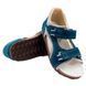 Дитячі ортопедичні сандалі велюрові Ortex T32, розмір 27, сині