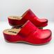 Женские тапочки сабо кожаные Leon Aurora I, 2019, размер 36, красные