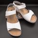 Sandały damskie skórzane Leon Xenia I, rozmiar 36, białe