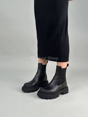 Фото Челси женские кожаные черные демисезонные 2806д/36 2