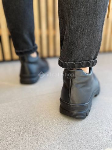 Фото Ботинки мужские кожаные черные зимние 7900з/40 11