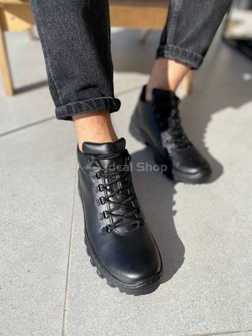 Фото Ботинки мужские кожаные черные зимние 7900з/40 5