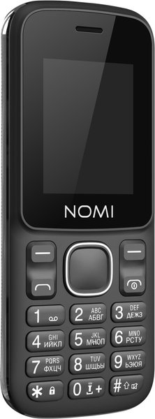Рисунок Мобильный телефон Nomi i188s Black