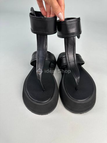 Фото Босоножки женские кожаные черные 9800-2/36 10