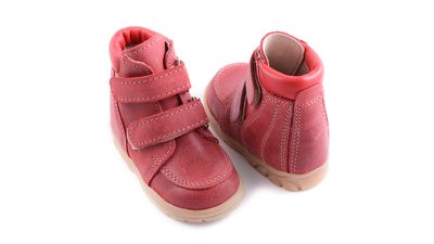 Ботинки детские ортопедические, Ортекс, размер 21, красные