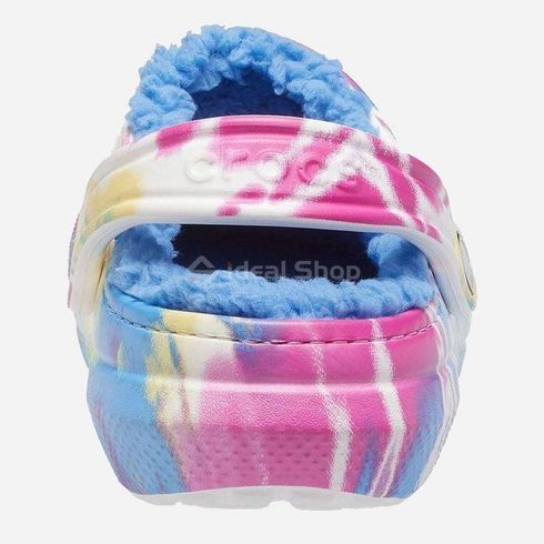 Крокси Classic Lined Tie Dye Powder Blue/Multi, розмір 36