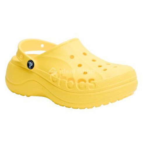 Крокси на платформі Crocs Bayaband рlatform Lemon, розмір 36