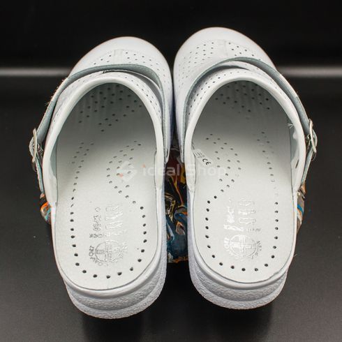 Фото Жіночі шкіряні сабо Adaco 812sr білі 812sr-white-36 14
