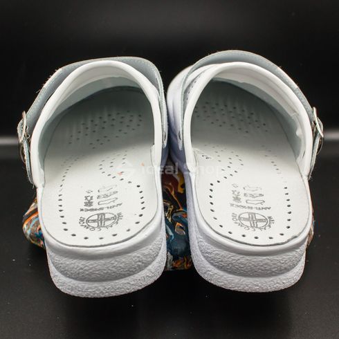 Фото Жіночі шкіряні сабо Adaco 812sr білі 812sr-white-36 13